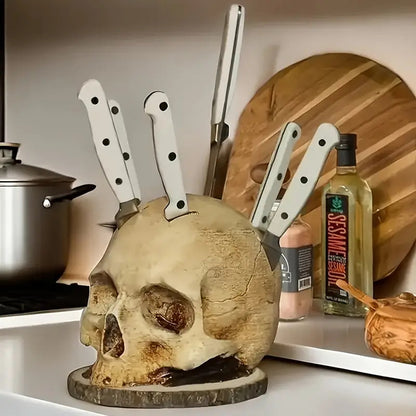 Creative Skull Knife Rack