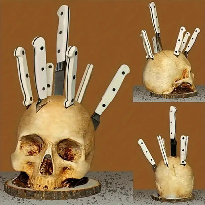 Creative Skull Knife Rack