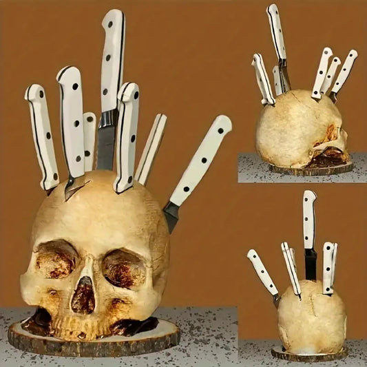Creative Skull Knife Rack