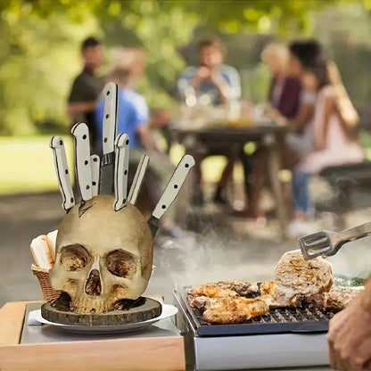 Creative Skull Knife Rack