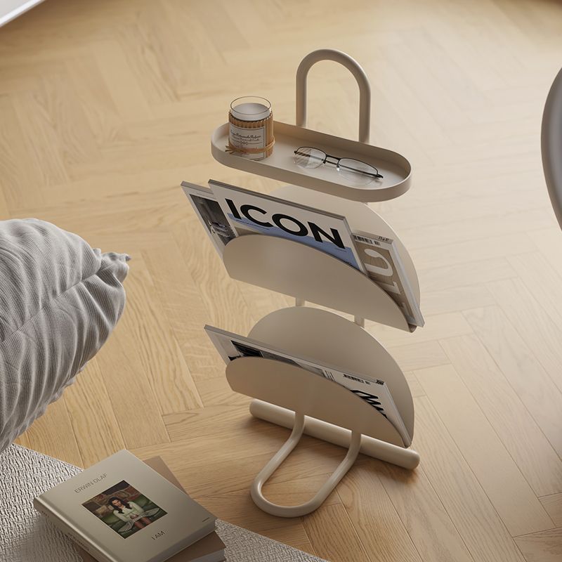Creative Small Side Table with Storage for Living Room Bedroom Balcony