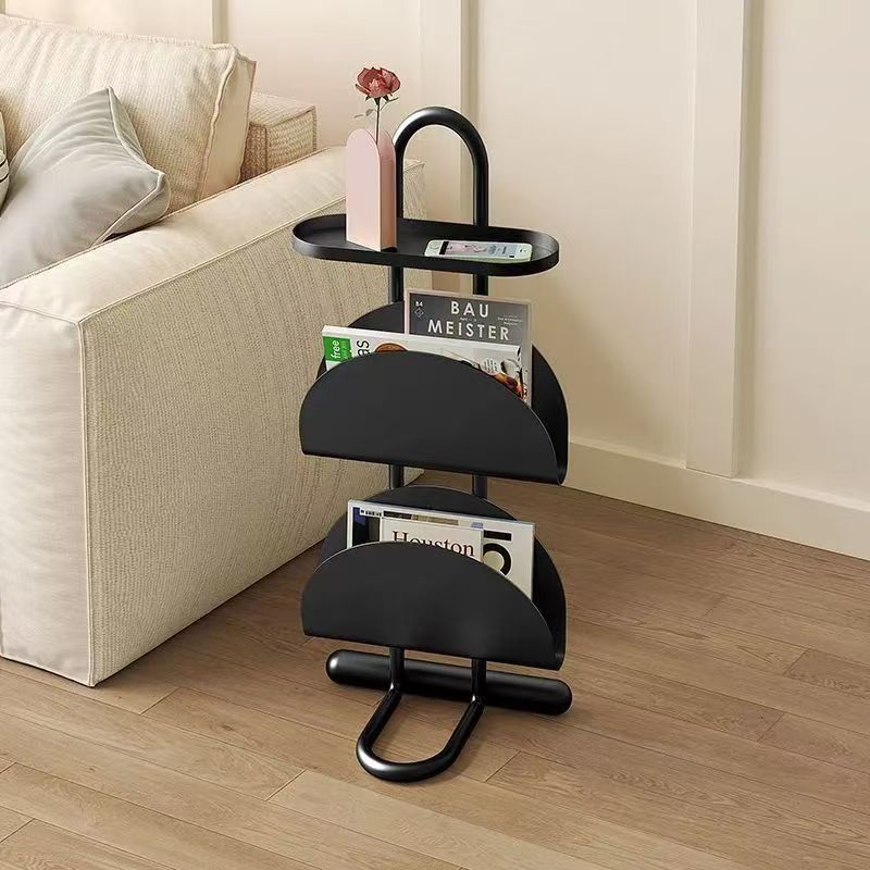Creative Small Side Table with Storage for Living Room Bedroom Balcony