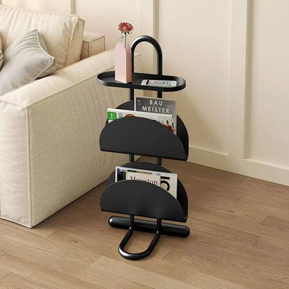 Creative Small Side Table with Storage for Living Room Bedroom Balcony