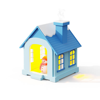 Creative Snow House USB Humidifier with Nightlight
