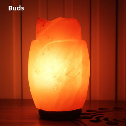 Creative spherical crystal salt lamp