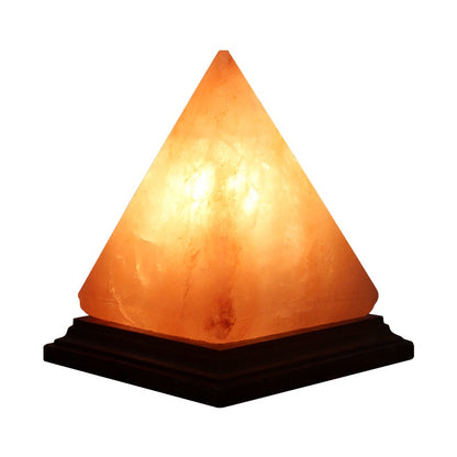 Creative spherical crystal salt lamp