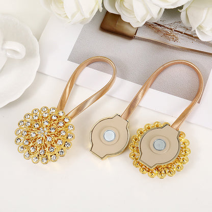 Creative Spring Window Tiebacks