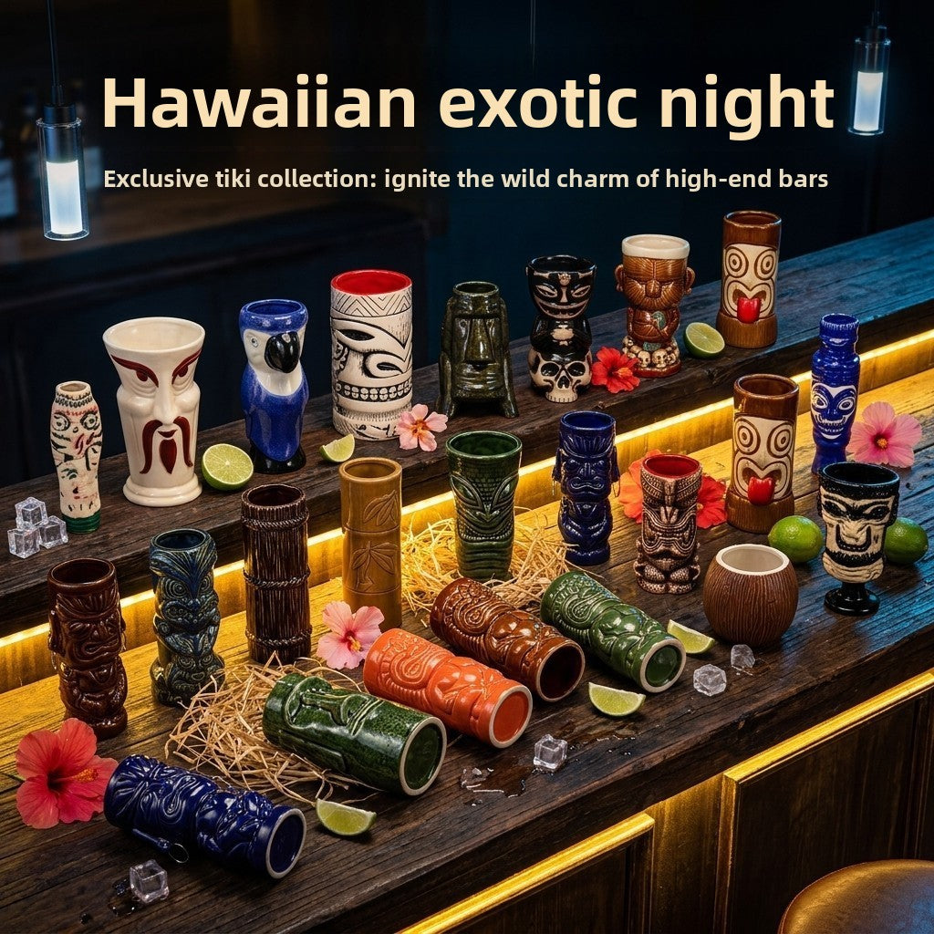 Creative Themed Ceramic Cocktail Cups