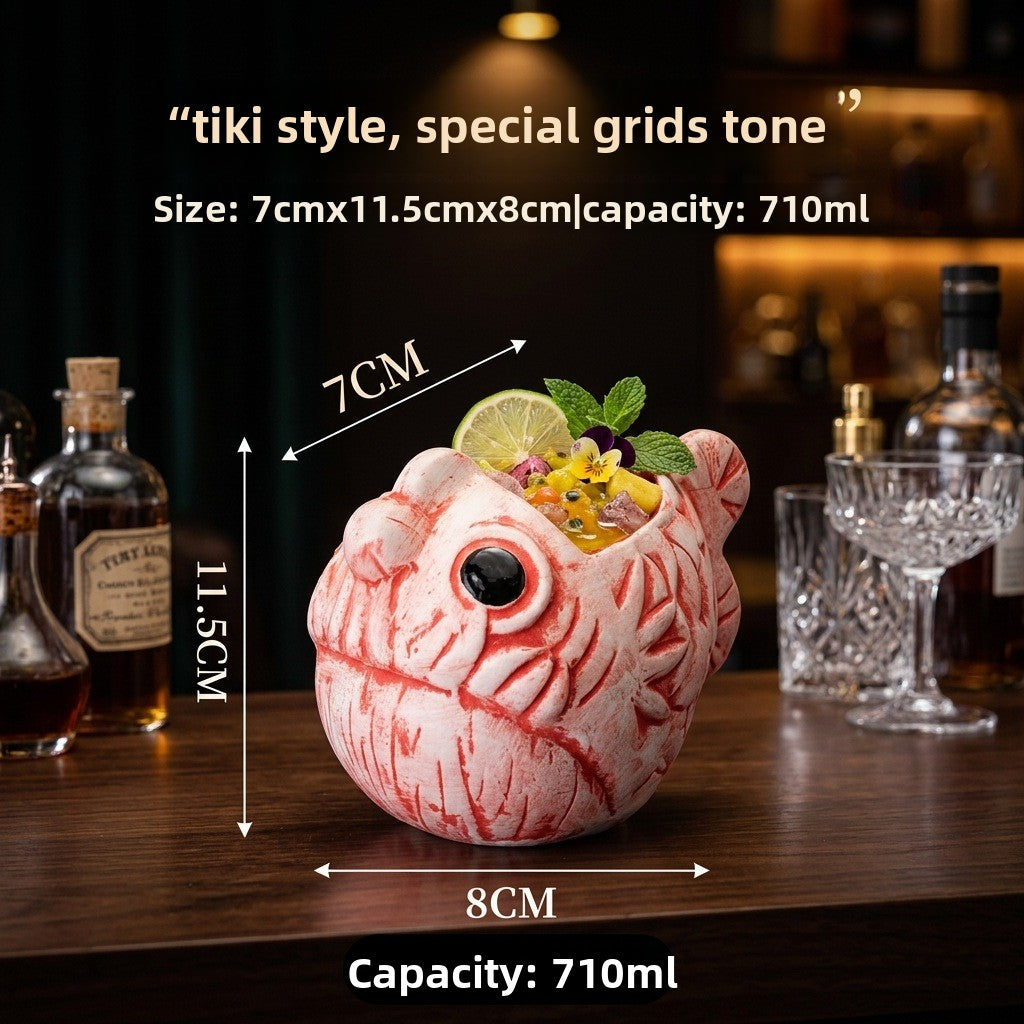 Creative Themed Ceramic Cocktail Cups