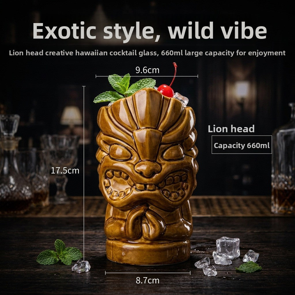 Creative Themed Ceramic Cocktail Cups