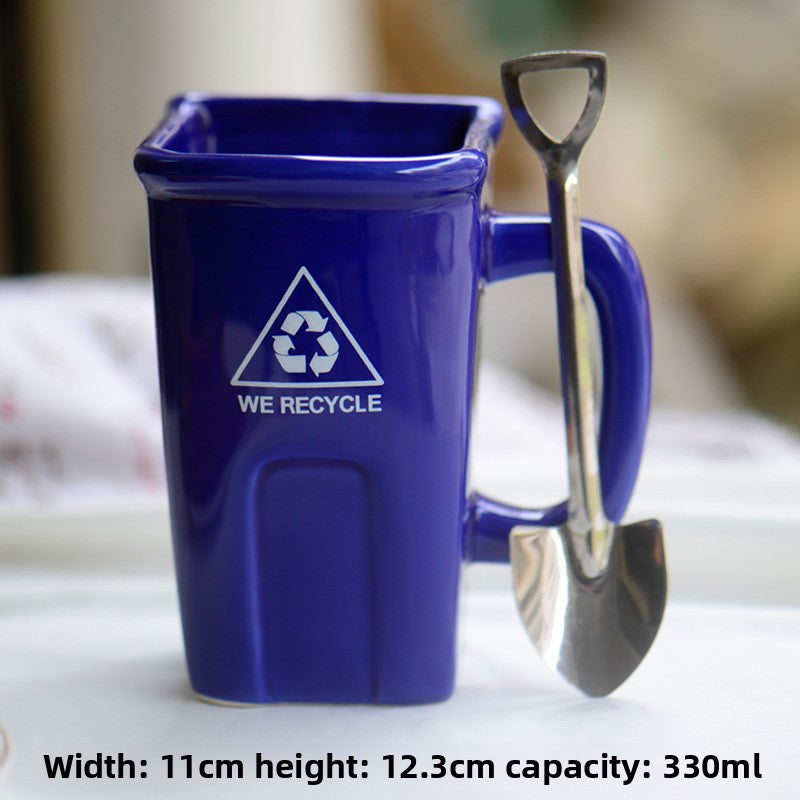Creative Trash Can Shaped Mug