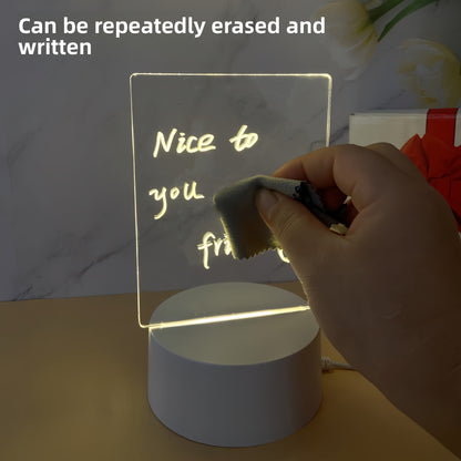 Creative USB-Powered Acrylic Writing Board Night Light