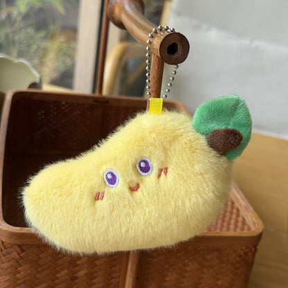 Creative vegetable funny expression plush hanging ornament