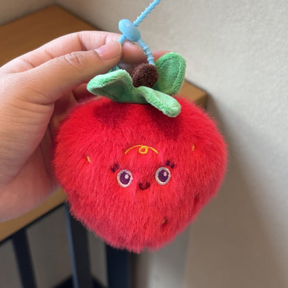 Creative vegetable funny expression plush hanging ornament