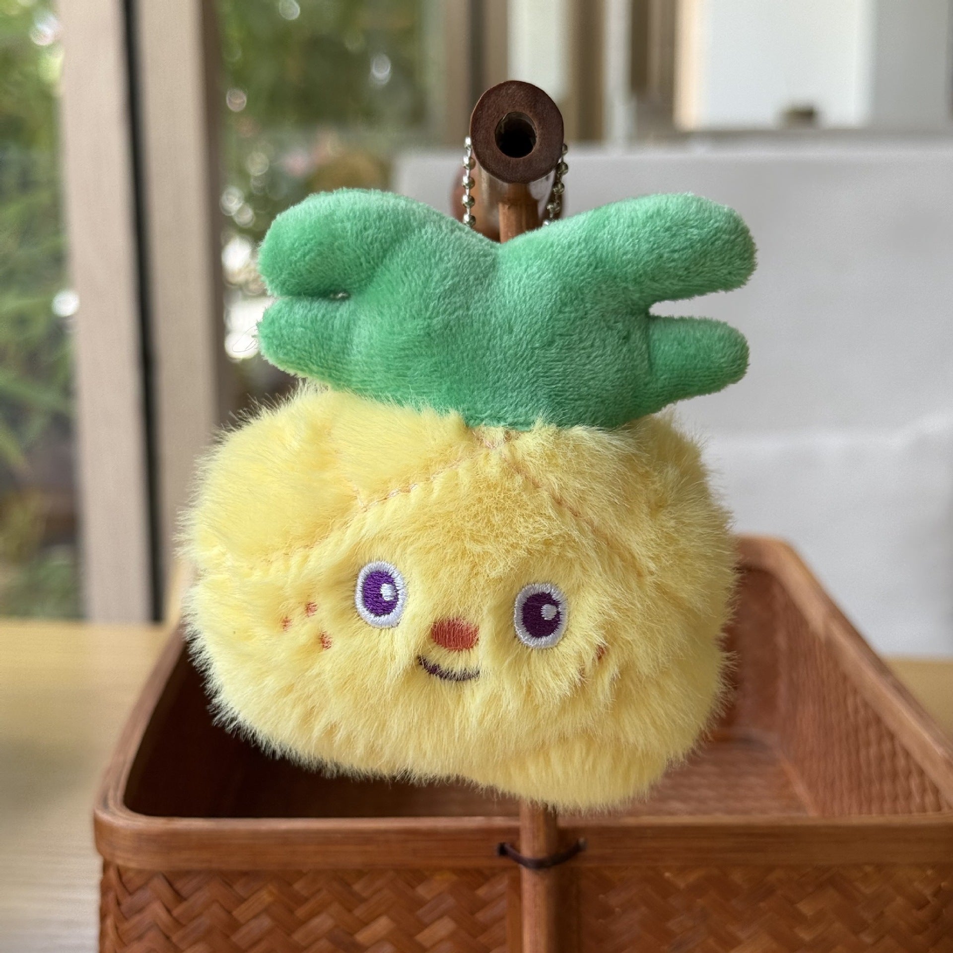 Creative vegetable funny expression plush hanging ornament