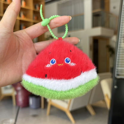 Creative vegetable funny expression plush hanging ornament