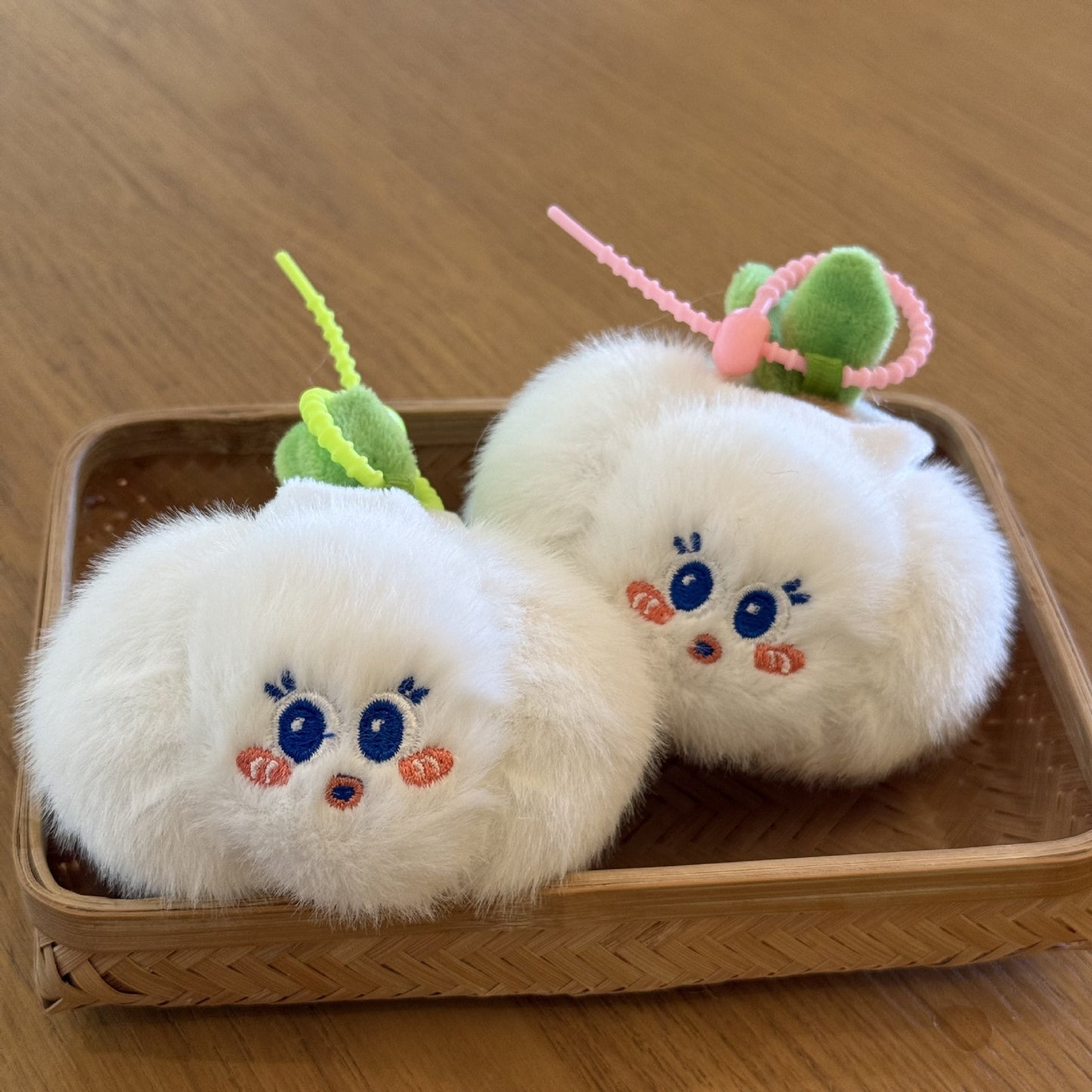 Creative vegetable funny expression plush hanging ornament