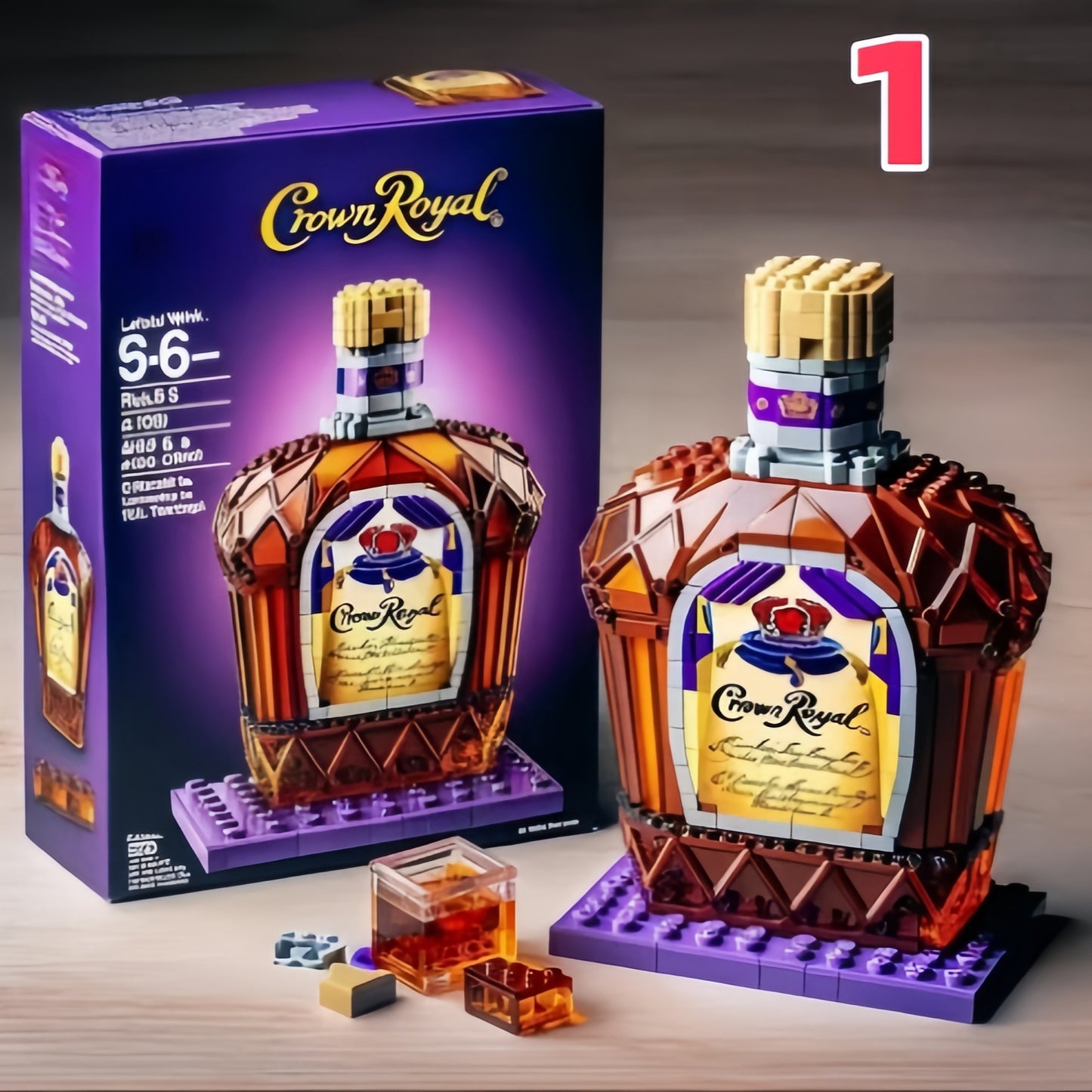Creative whisky building blocks