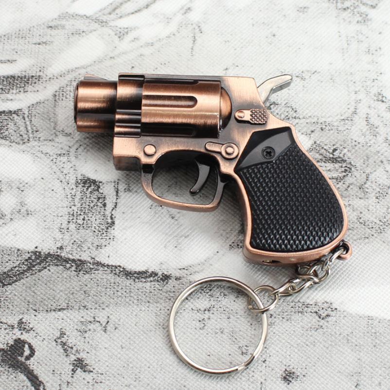 Creative Windproof Metal Lighter Keychain