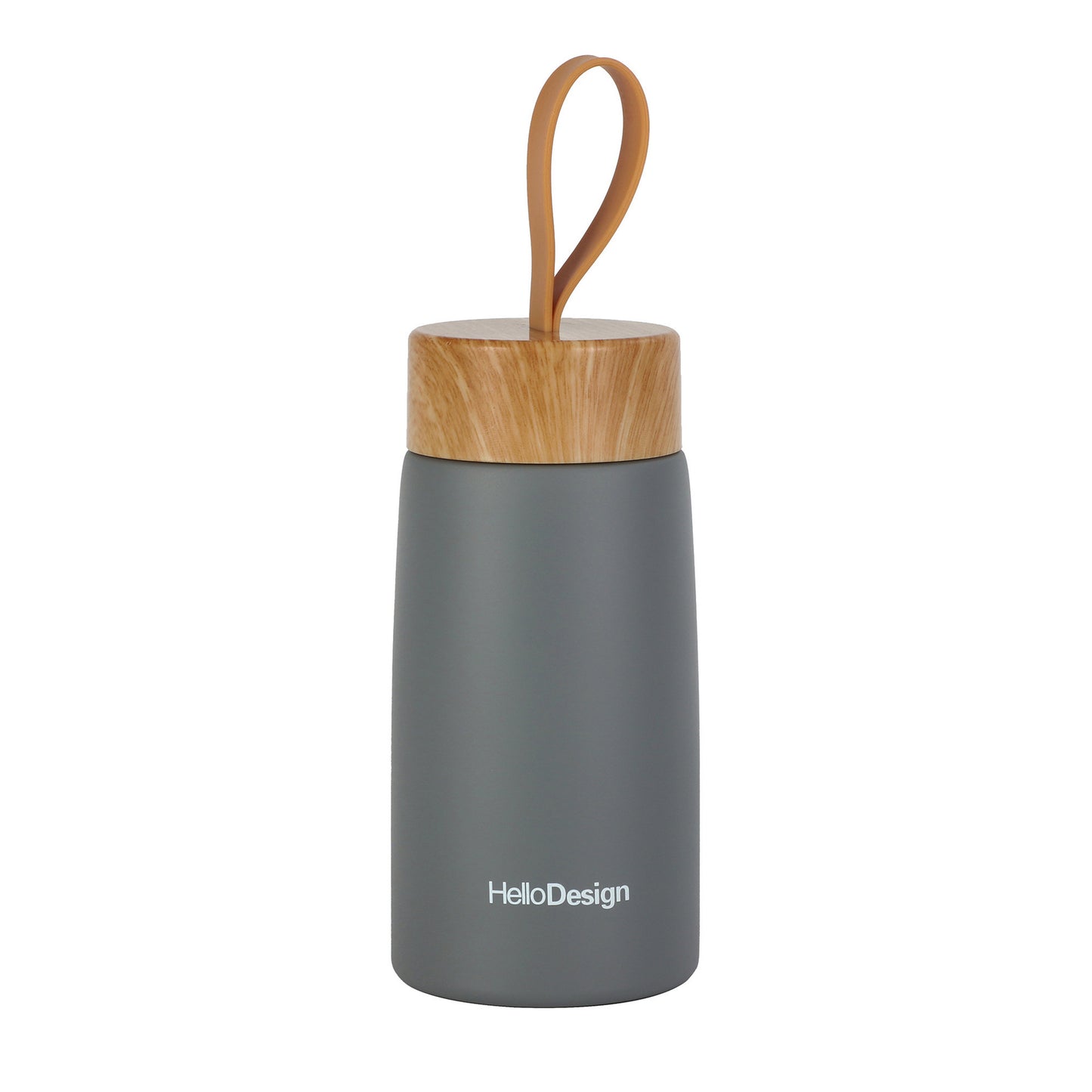 Creative Wood Grain Lid Stainless Steel Vacuum Insulated Cup