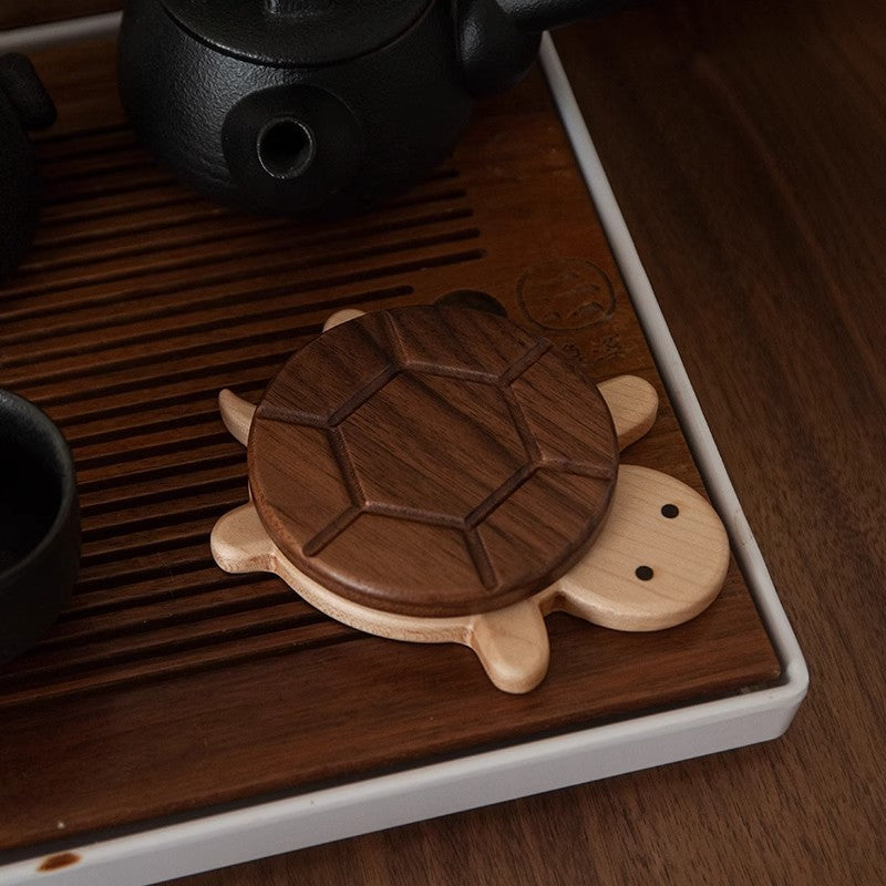 Creative Wooden Coaster Set