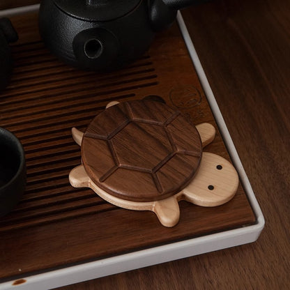 Creative Wooden Coaster Set