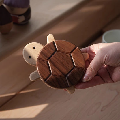 Creative Wooden Coaster Set
