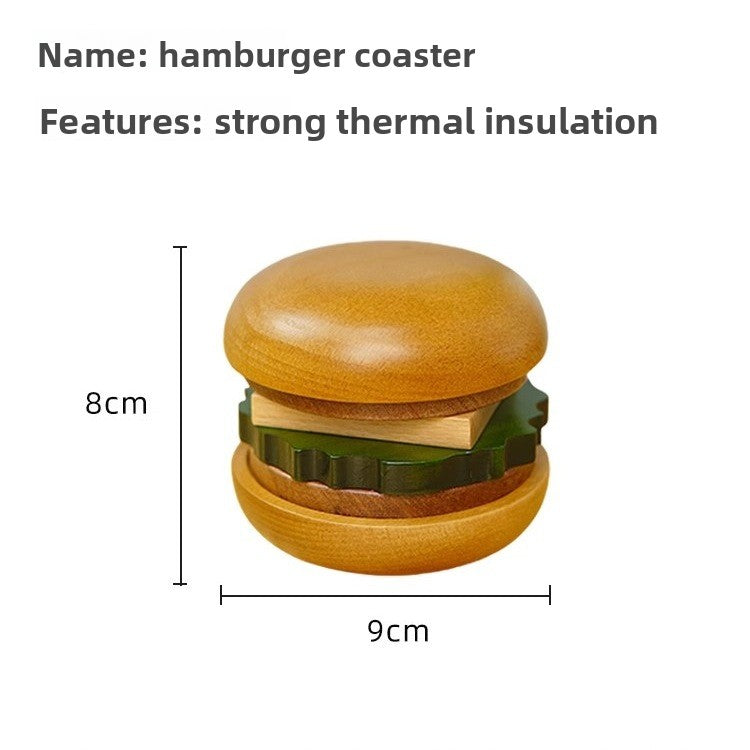Creative Wooden Coaster Set