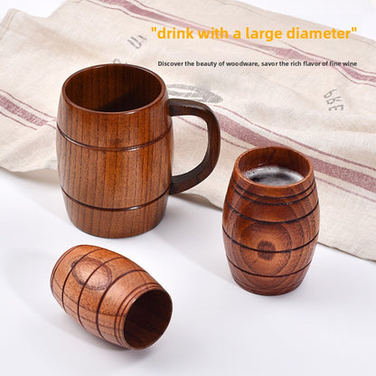 Creative Wooden Drinking Cup