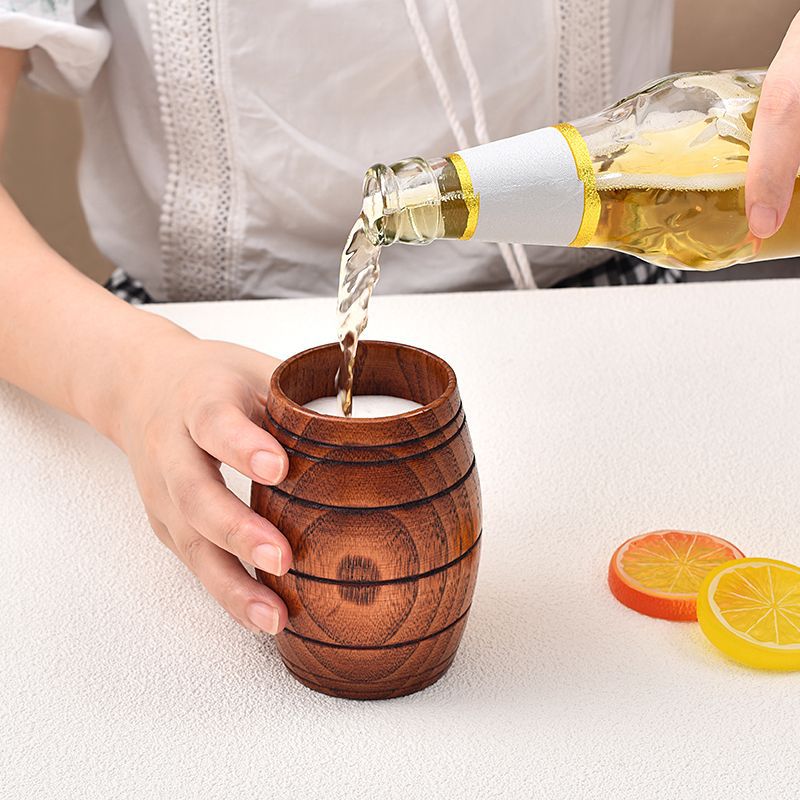 Creative Wooden Drinking Cup