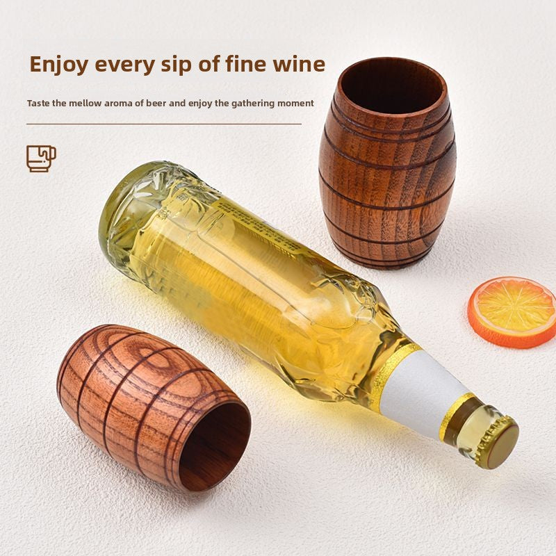 Creative Wooden Drinking Cup
