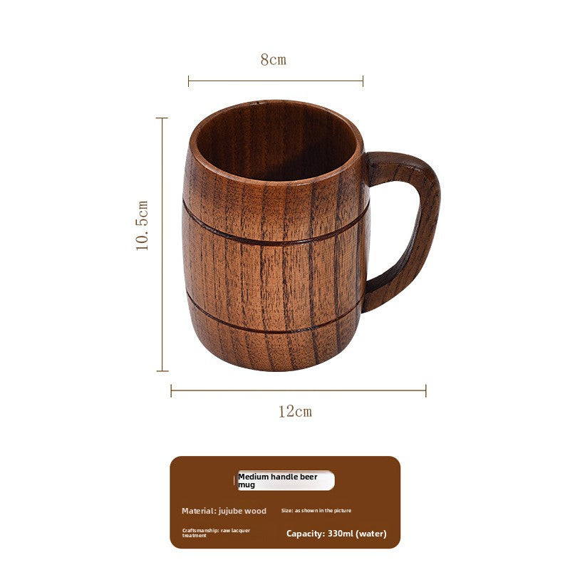 Creative Wooden Drinking Cup