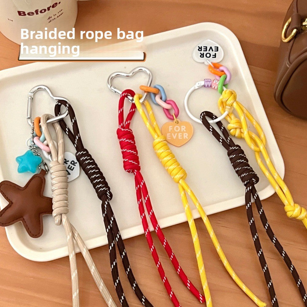 Creative Woven Rope Keychain Pendant