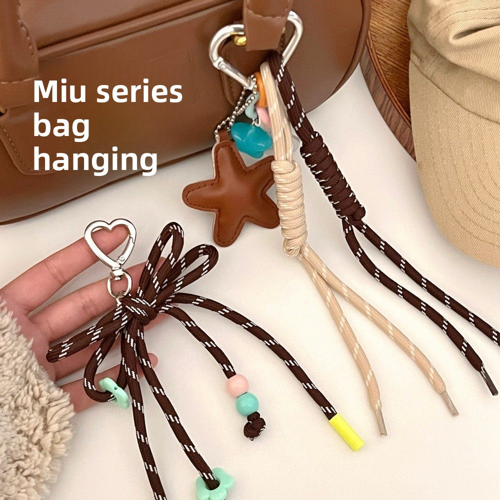 Creative Woven Rope Keychain Pendant