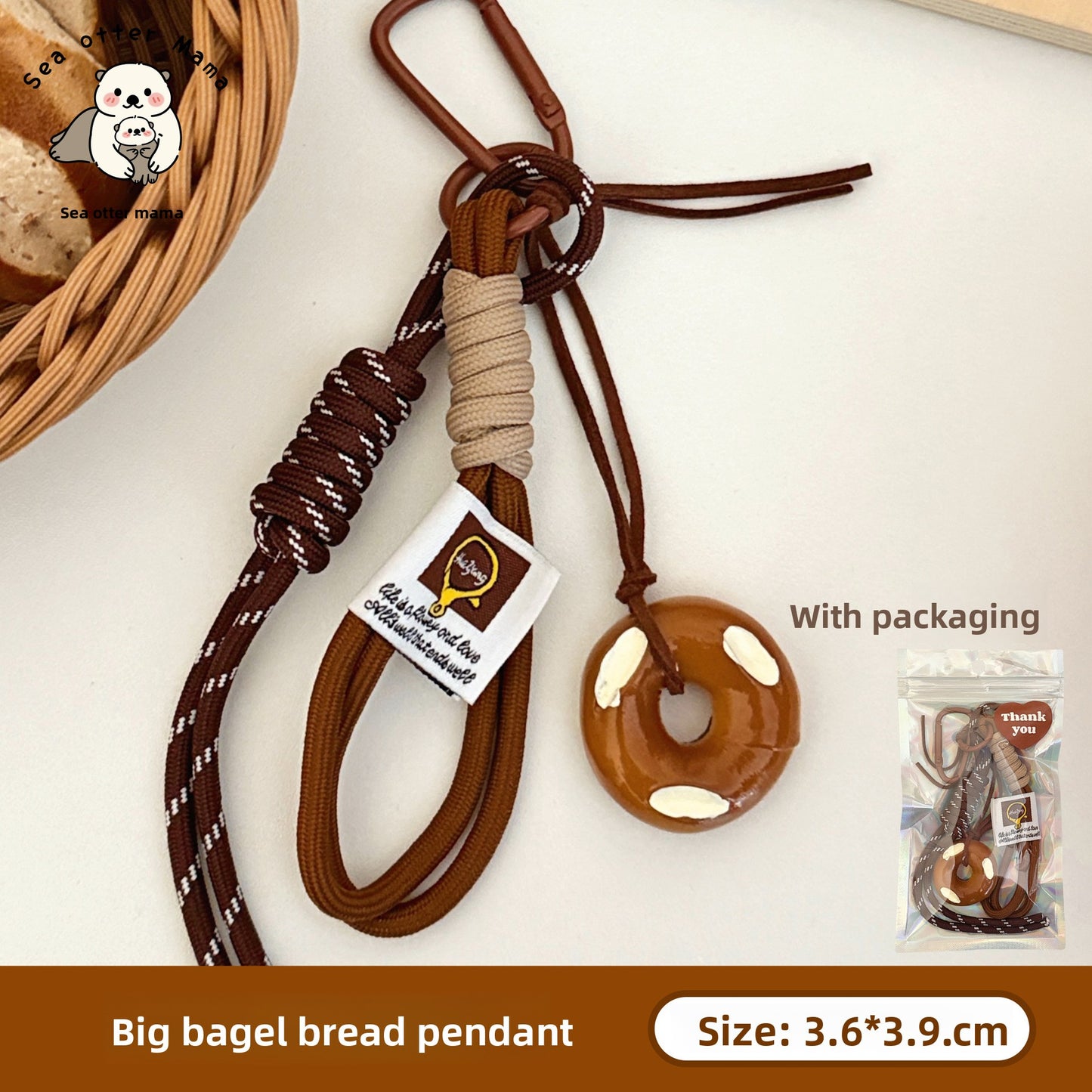 Creative Woven Rope Keychain Pendant