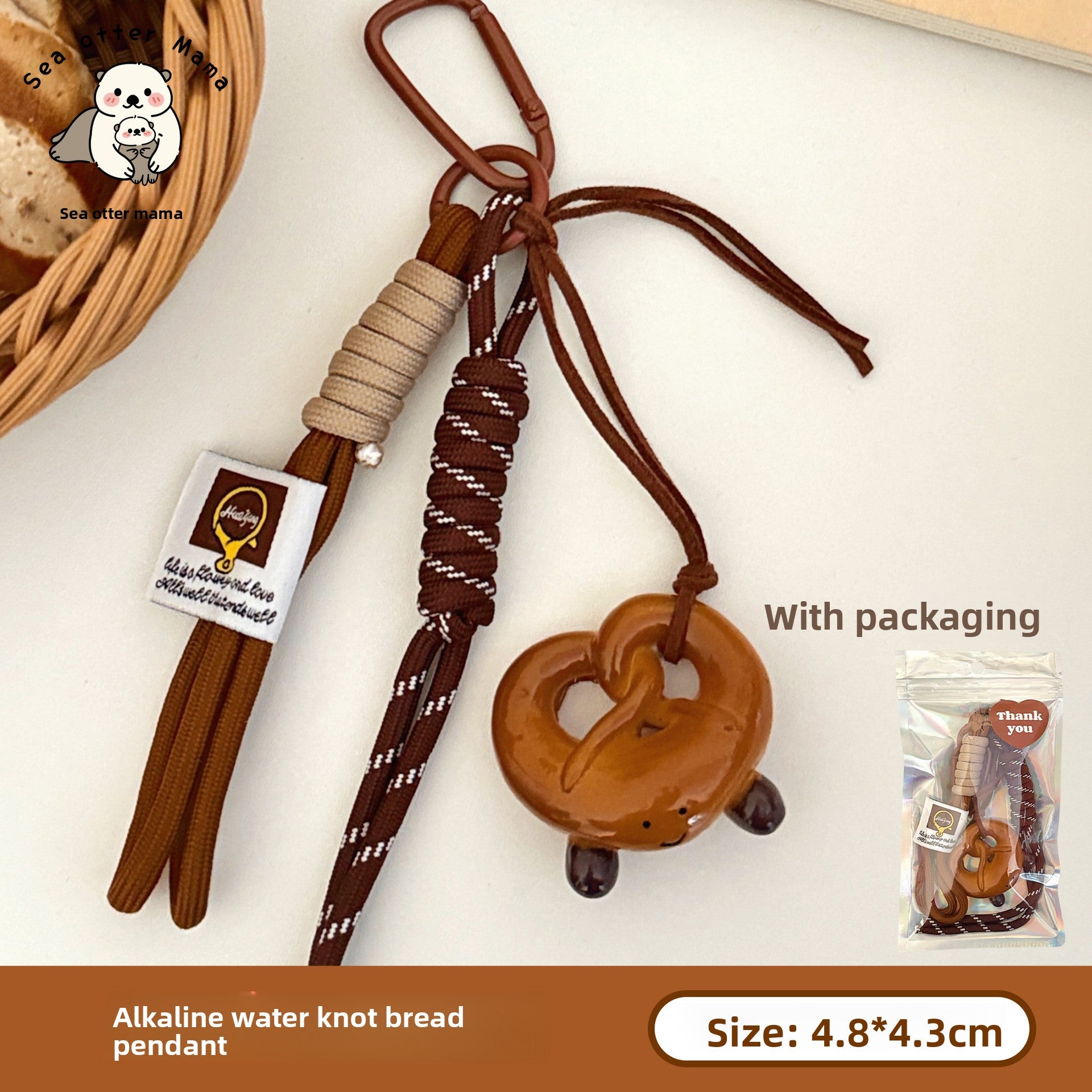 Creative Woven Rope Keychain Pendant