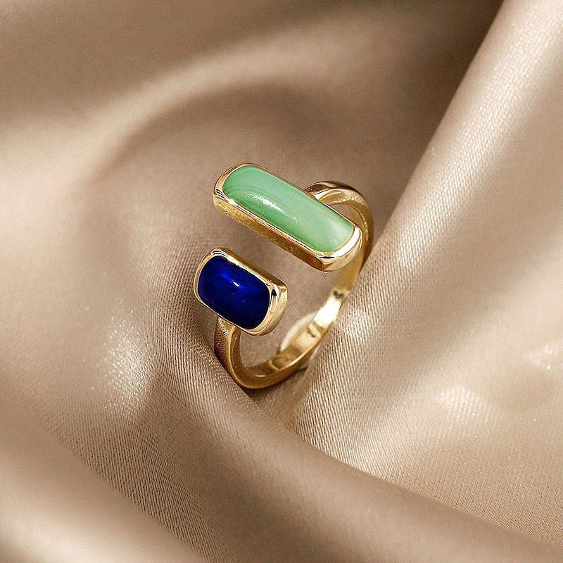 Creature Tiger's Eye Open Ring