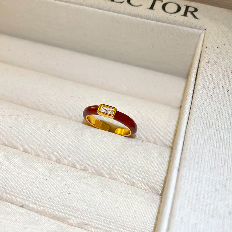 Creature Tiger's Eye Open Ring