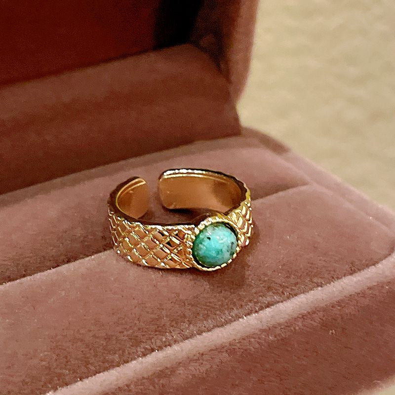 Creature Tiger's Eye Open Ring