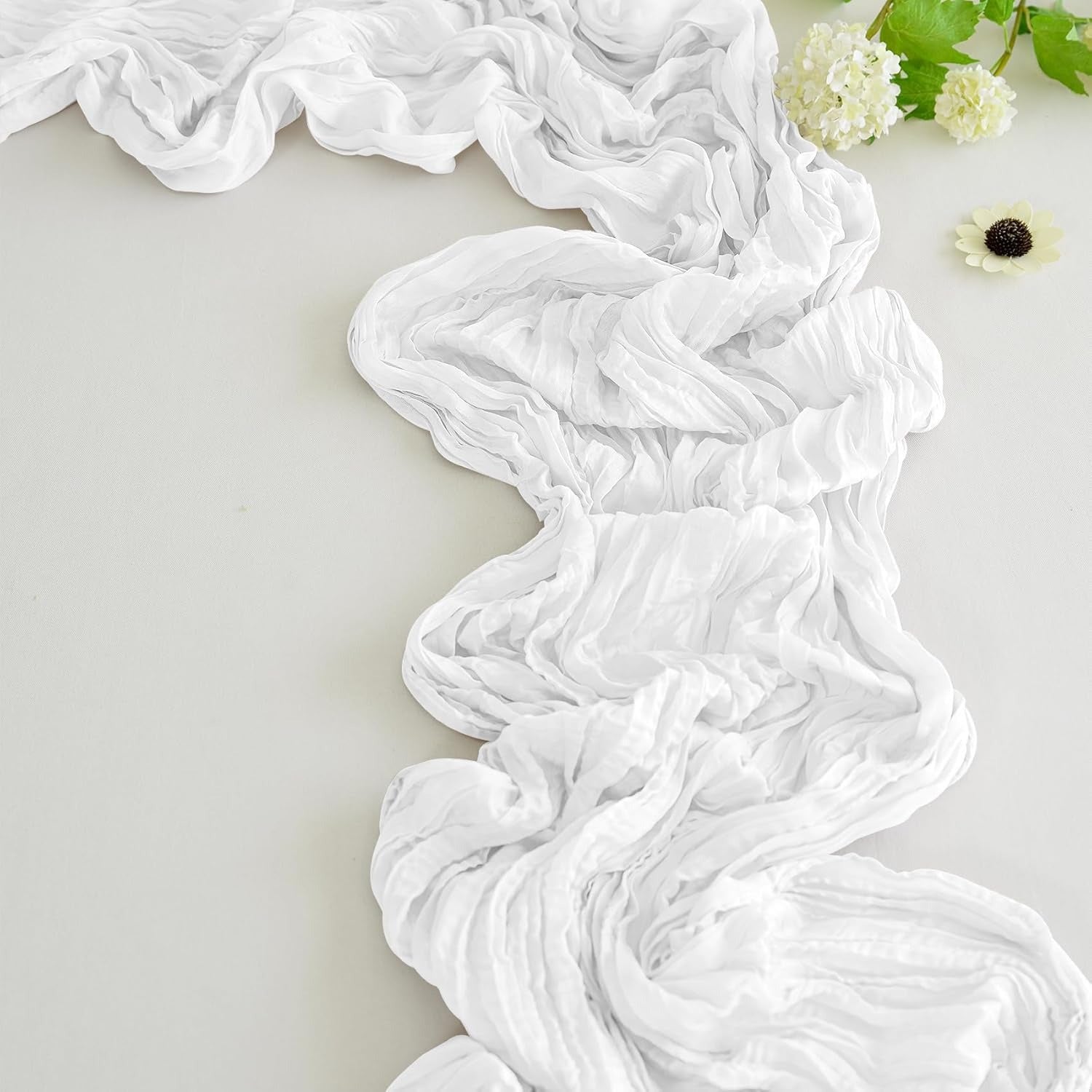 Crepe Table Runner Gauze Fabric