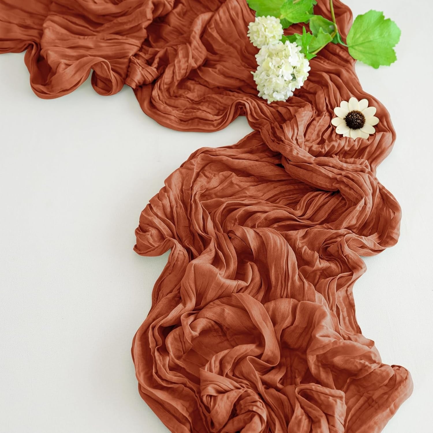 Crepe Table Runner Gauze Fabric
