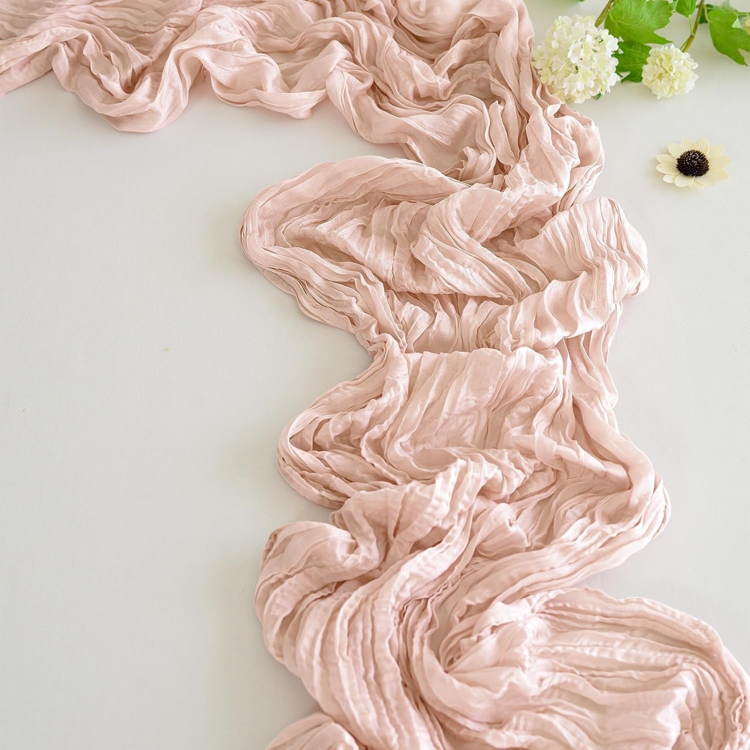 Crepe Table Runner Gauze Fabric