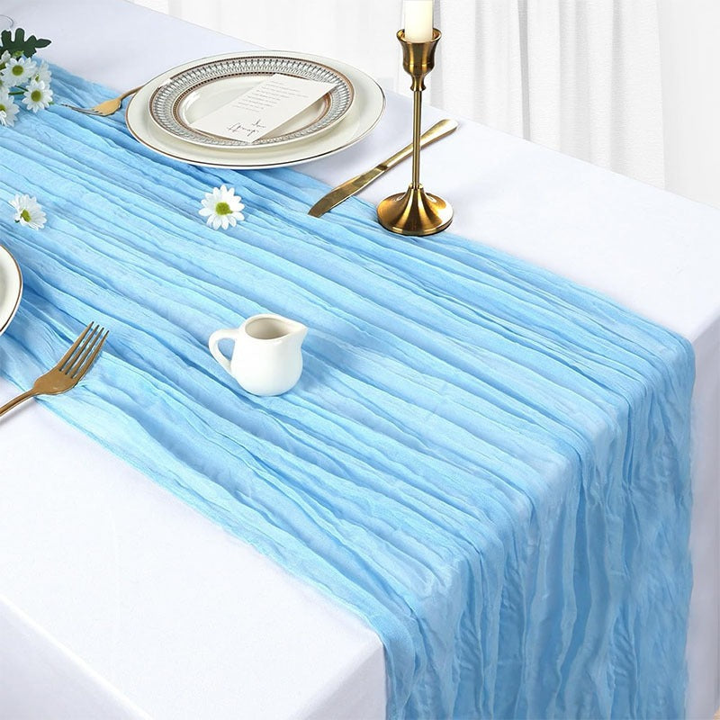 Crepe Table Runner Gauze Fabric