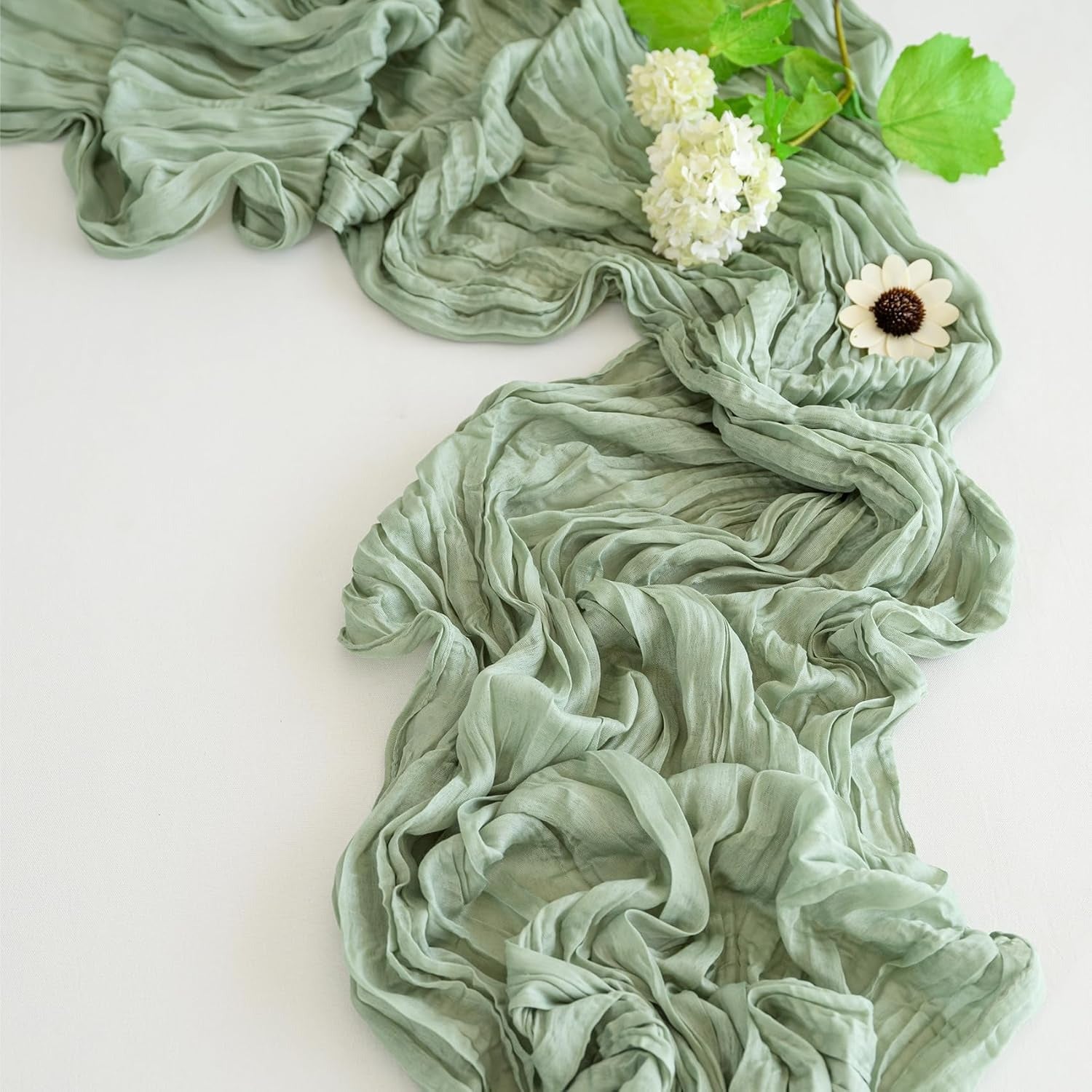 Crepe Table Runner Gauze Fabric