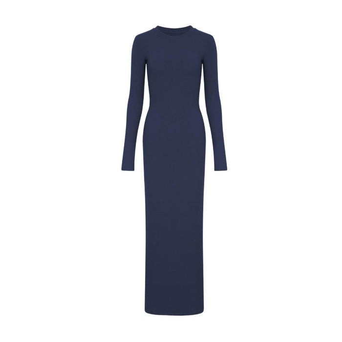 Crewneck Long Sleeve Dress