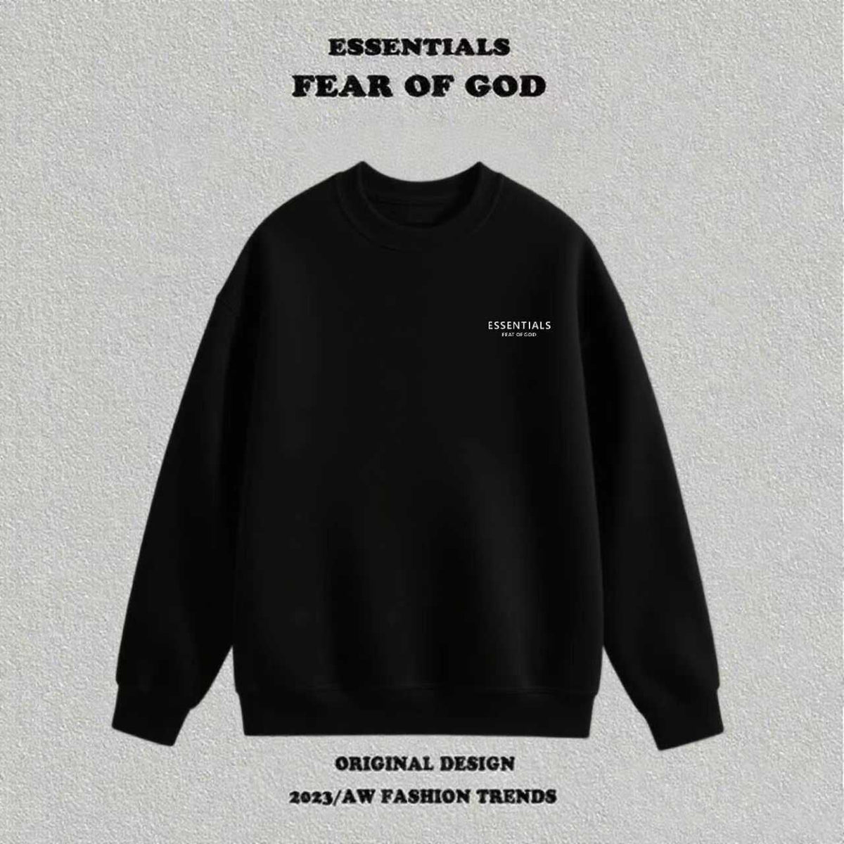 Crewneck Sweatshirt Fleece Lined Unisex Casual
