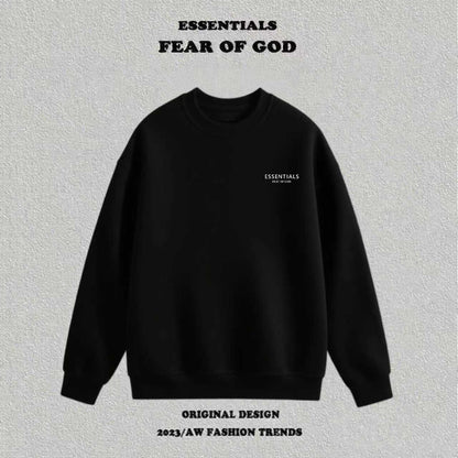 Crewneck Sweatshirt Fleece Lined Unisex Casual