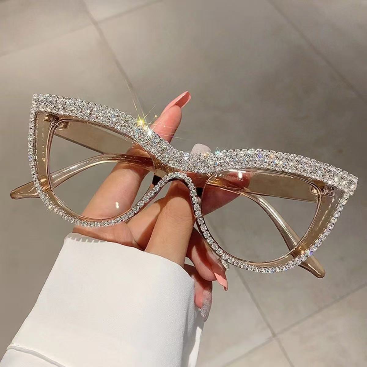 CrHandmade cat-eye sunglasses