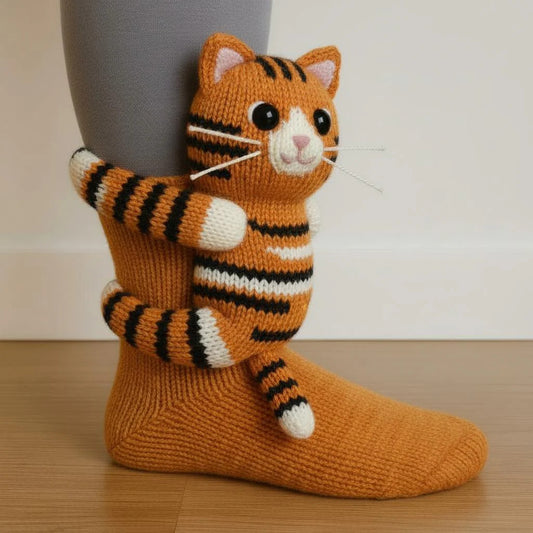 crochet animal socks