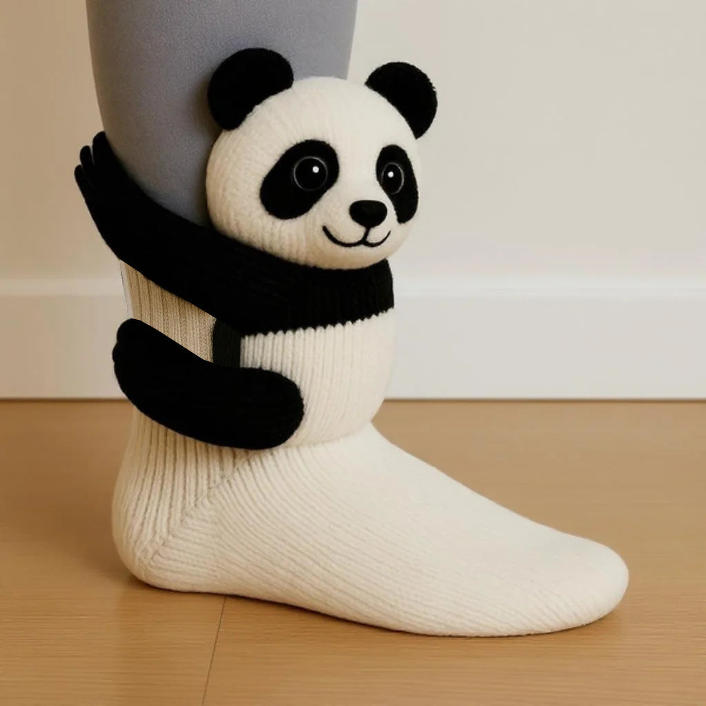crochet animal socks